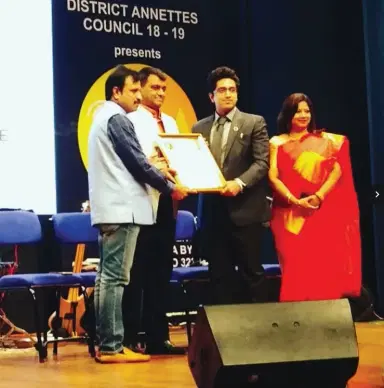 CM Award for launching Anita Sat