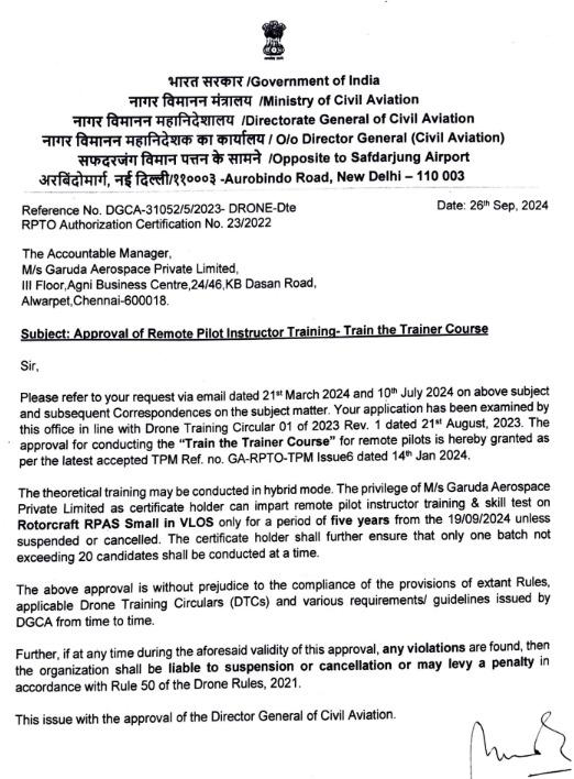 TTT Small Class Certificate